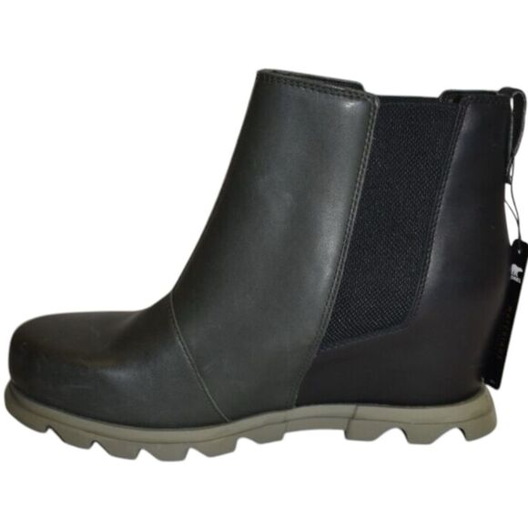 Sorel Joan of Arctic Wedge III Chelsea Bootie Size 10,5 Dark  Moss Sage NL4588 - Picture 1 of 10